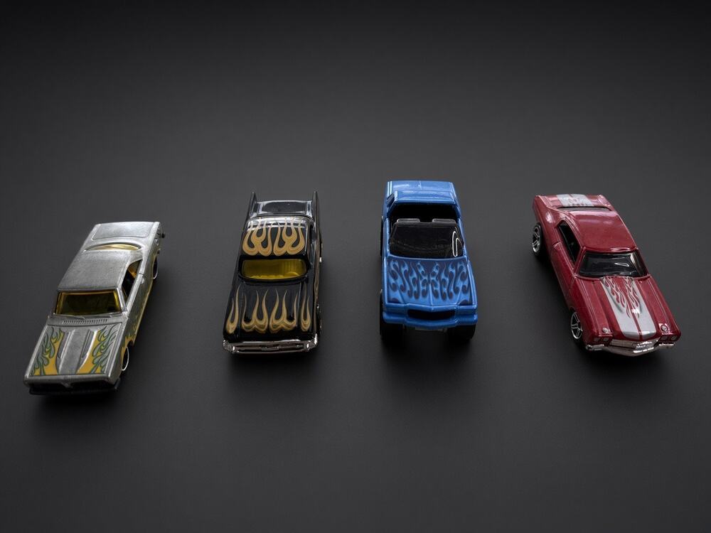 Hot Wheels Flame Cars Lot of 4 164 Diecast